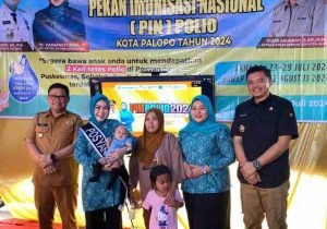 Pj Walikota Palopo Hadiri Pencanangan PIN Polio, Berlangsung 2 Putaran