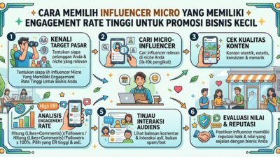 Cara Memilih Influencer Micro Yang Memiliki Engagement Rate Tinggi Untuk Promosi Bisnis Kecil