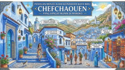 Panduan Menjelajahi Keindahan Kota Biru Chefchaouen Yang Sangat Ikonik Di Maroko