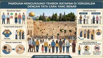 Panduan Mengunjungi Tembok Ratapan Di Yerusalem Dengan Tata Cara Yang Benar