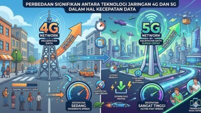 Perbedaan Signifikan Antara Teknologi Jaringan 4G Dan 5G Dalam Hal Kecepatan Data