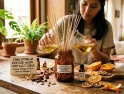 Cara Membuat Diffuser Alami Dari Bahan Kulit Jeruk Untuk Mengharumkan Seluruh Ruangan